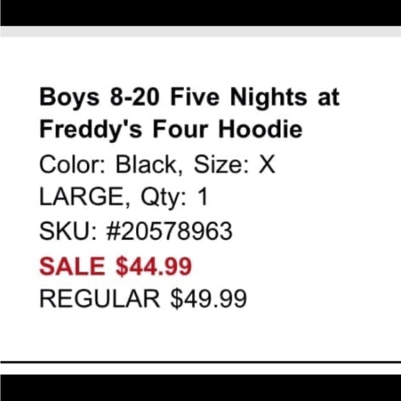 Five nights at Freddy’s hoodie sweater - Picture 2 of 6